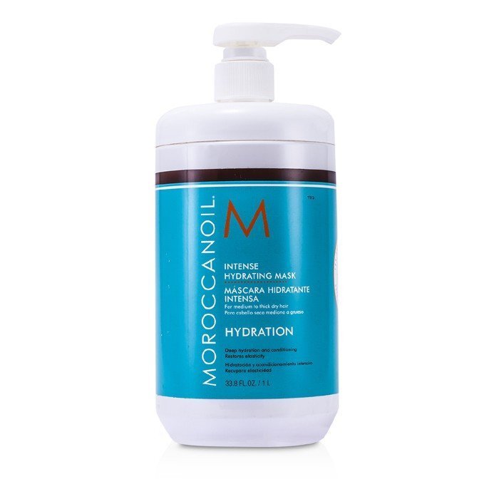 Mitrinoša matu maska Moroccanoil Intense Hydrating 1000 ml cena un informācija | Matu uzlabošanai | 220.lv