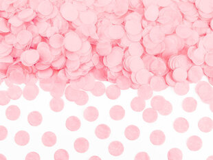 Konfeti Circles, gaiši rozā, 1,6 cm, 1 kaste/50 iepak. (1 iepak./15 g) cena un informācija | Svētku dekorācijas | 220.lv