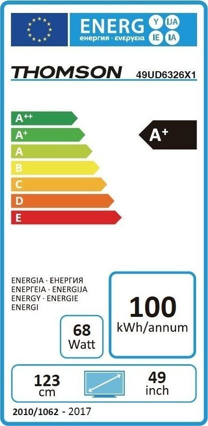 Thomson 49UD6326 цена и информация | Televizori | 220.lv