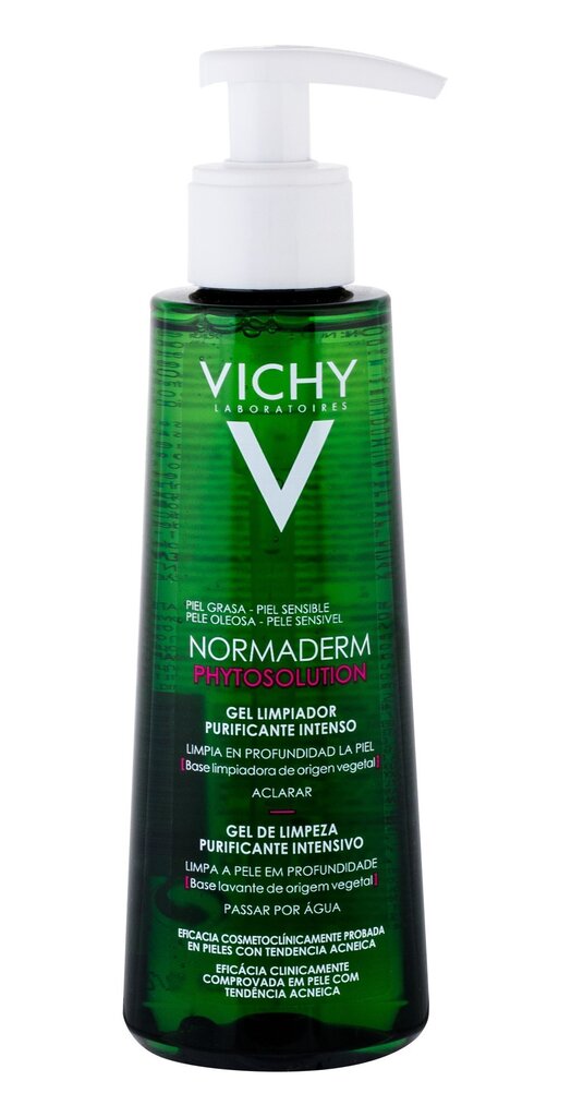 Intensīvi attīroša sejas želeja Vichy Normaderm Phytosolution, 200 ml cena un informācija | Sejas ādas kopšana | 220.lv