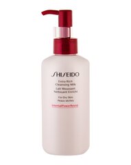 Очищающее молочко для лица Shiseido Extra Rich 125 мл цена и информация | Средства для очищения лица | 220.lv