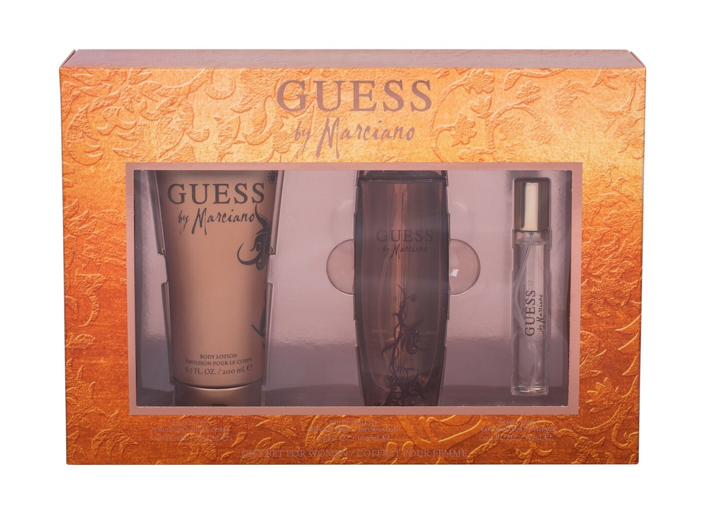 Komplekts Guess Guess By Marciano sievietēm: tualetes ūdens EDT, 100 ml + 15 ml + ķermeņa losjons, 200 ml cena un informācija | Sieviešu smaržas | 220.lv