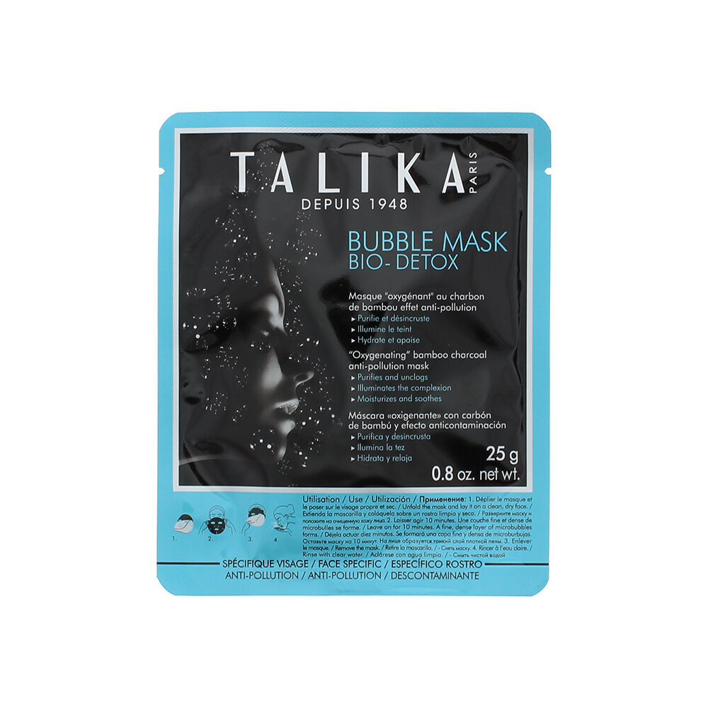 Dziļi attīroša burbuļu sejas maska Talika Depuis 1948 25 g cena un informācija | Sejas maskas, acu maskas | 220.lv