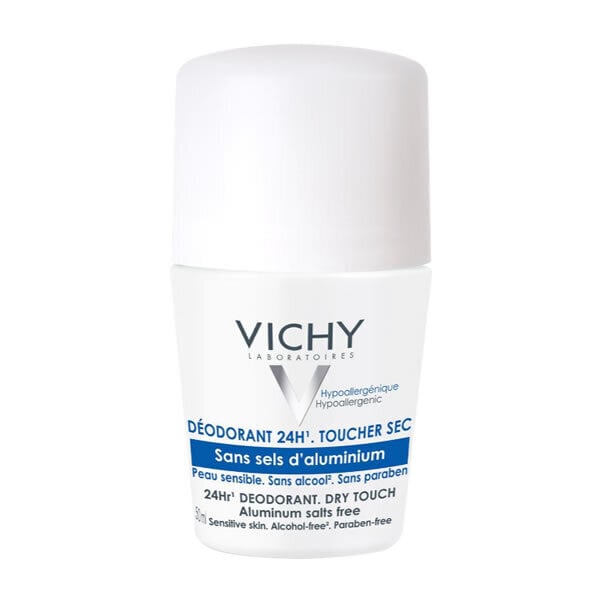 Rullīšu dezodorants Vichy 24H Dry Touch sievietēm 50 ml cena un informācija | Dezodoranti | 220.lv