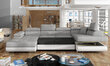 Stūra dīvāns Rodrigo, gaiši brūns/krēmkrāsas cena un informācija | Stūra dīvāni | 220.lv