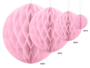 Rotājums, gaiši rozā, 40 cm, 1 gab. cena un informācija | Svētku dekorācijas | 220.lv