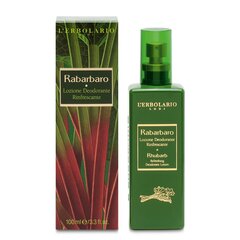 Izsmidzināms dezodorants L'Erbolario Rhubarb 100 ml cena un informācija | Dezodoranti | 220.lv