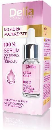 Sejas un kakla serums ar liftinga efektu Delia Cosmetics Stem Cells 10 ml cena un informācija | Serumi sejai, eļļas | 220.lv
