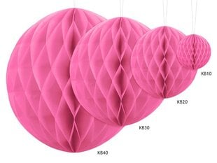 Rotājums, rozā, 10 cm, 1 gab. cena un informācija | Svētku dekorācijas | 220.lv