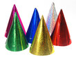 Hologrāfiskas svētku cepures 10 cm (1 iepakojums / 20 gab.) daudzkrāsainas цена и информация | Svētku dekorācijas | 220.lv