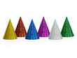 Hologrāfiskas svētku cepures 10 cm (1 iepakojums / 20 gab.) daudzkrāsainas цена и информация | Svētku dekorācijas | 220.lv