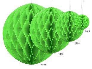 Svētku dekors, gaiši zaļš, 30 cm, 1 gab. cena un informācija | Svētku dekorācijas | 220.lv