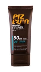 Saules aizsargkrēms sejai Piz Buin Hydro Infusion SPF50 50 ml cena un informācija | Sauļošanās krēmi | 220.lv