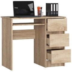 Письменный стол NORE A6, правый, цвета дуба цена и информация | Компьютерные, письменные столы | 220.lv
