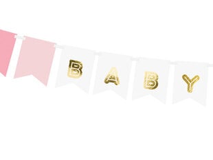 Гирлянда Baby Girl Mix, 15x175 см, 1 коробка/ 50 упаковок (1 упаковка/1 шт) цена и информация | Праздничные декорации | 220.lv
