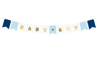 Гирлянда Baby Boy Mix, 15x160 см, 1 коробка/ 50 упаковок (1 упаковка/1 шт) цена и информация | Праздничные декорации | 220.lv