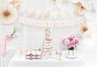 Virtene Bride Groom, gaiši rozā un zelta krāsā , 15x155 cm, 1 iepak/1 gab cena un informācija | Svētku dekorācijas | 220.lv
