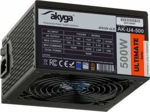 Akyga ATX AK-U4-500 500W 80+ Bronze цена и информация | Блоки питания (PSU) | 220.lv