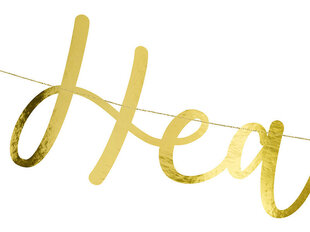 Virtene Heaven Sent, zelta krāsā, 14,5x85 cm, 1 iepak. / 1 gab. cena un informācija | Svētku dekorācijas | 220.lv