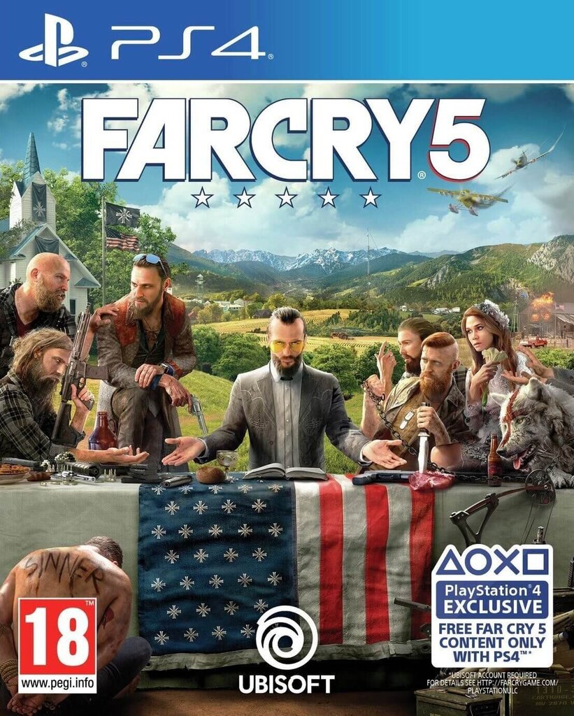 Компьютерная игра PS4, Far Cry 5 incl. Russian Audio цена | 220.lv