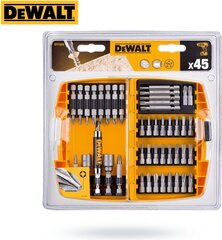 Dewalt набор бит, 45 шт. (DT71572) цена и информация | Механические инструменты | 220.lv