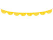 Virtene Fringe Yellow 32 cm x 3 m cena un informācija | Svētku dekorācijas | 220.lv