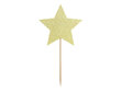 Irbulīši - rotājumi Stars Gold 11,5 cm (1 iepak. / 6 gab.) cena un informācija | Vienreizējie trauki | 220.lv