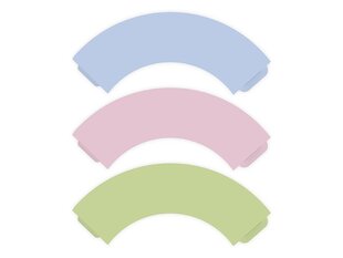 Формочки кексов Pastelove Mix 5 x 7,5 x 5 см (1 упаковка/ 6 штук) цена и информация | Праздничная одноразовая посуда | 220.lv