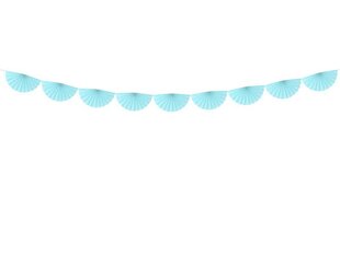 Virtene Rosettes Light Sky-Blue 30 cm x 3 m cena un informācija | Svētku dekorācijas | 220.lv