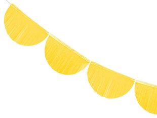 Virtene Fringe Yellow 20 cm x 3 m cena un informācija | Svētku dekorācijas | 220.lv