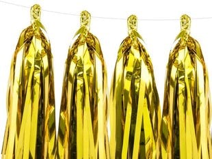 Virtene Tassel gold 2 m (1 kaste/ 50 gab.) цена и информация | Праздничные декорации | 220.lv