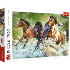 Пазл Trefl Wild Horses, 1500 д. цена и информация | Пазлы | 220.lv