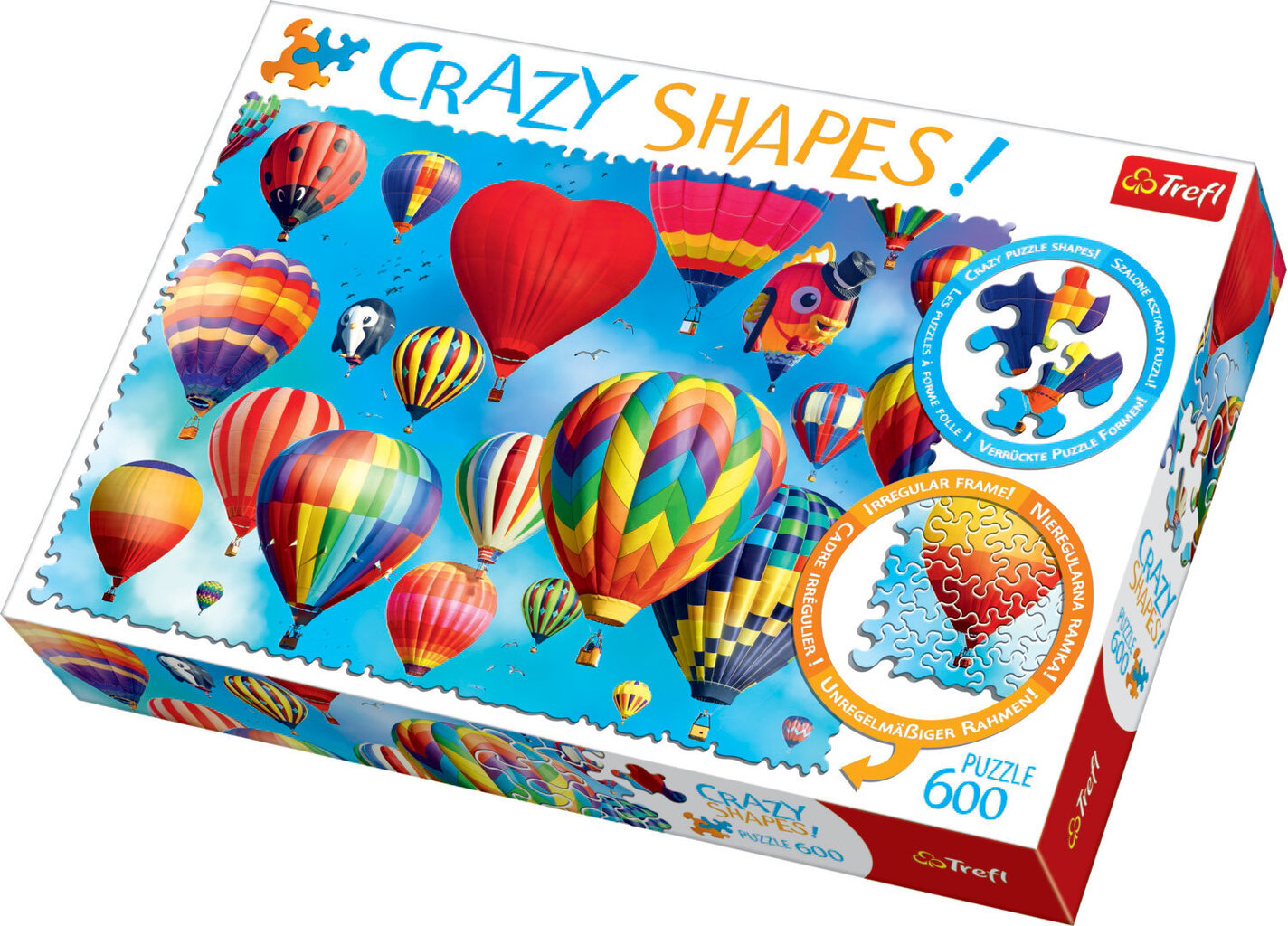 Puzle Trefl Crazy Shapes, 600 d. cena un informācija | Puzles, 3D puzles | 220.lv