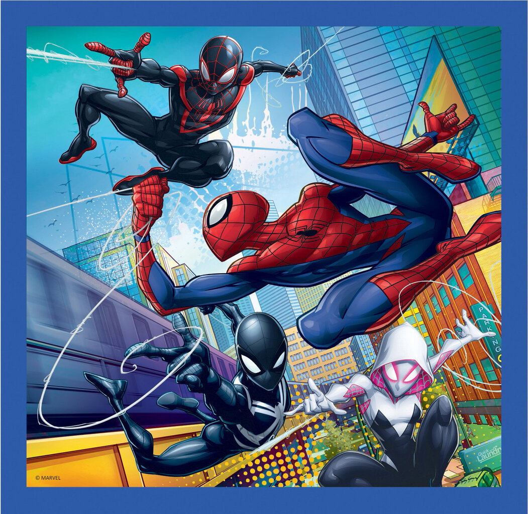 Puzļu komplekts Trefl 3 in 1 Spiderman, 20+50+36 цена и информация | Puzles, 3D puzles | 220.lv