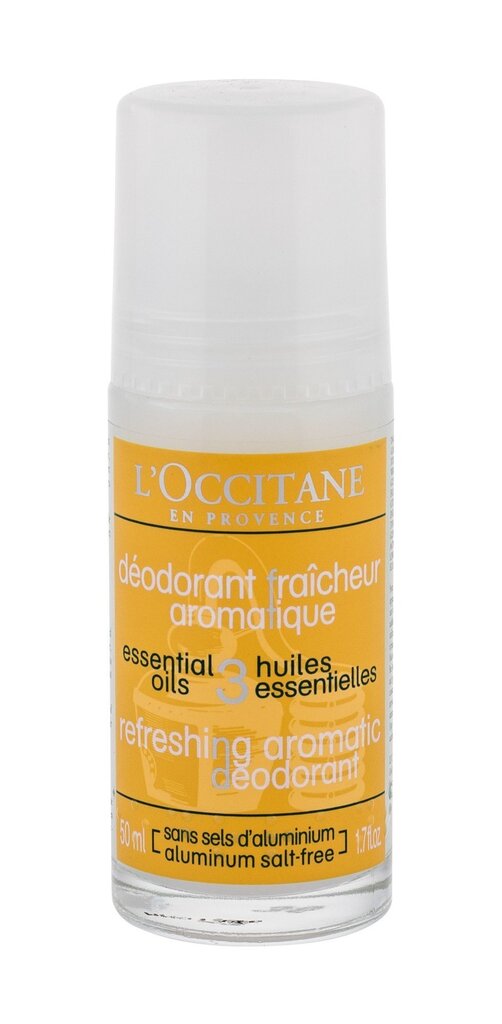 Dezodorants L'Occitane Refreshing Aromatic sievietēm, 50 ml cena un informācija | Parfimēta sieviešu kosmētika | 220.lv