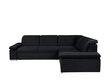 Stūra dīvāns BRW Darby, melns цена и информация | Stūra dīvāni | 220.lv
