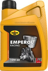 Pilnībā sintētiska motoreļļa Kroon-Oil Emperol Racing 10W-60, 1L cena un informācija | Motoreļļas | 220.lv