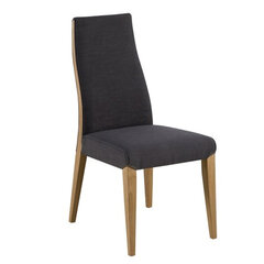Комплект из 2-х стульев Bianca, серый/цвета дуба цена и информация | Стулья для кухни и столовой | 220.lv