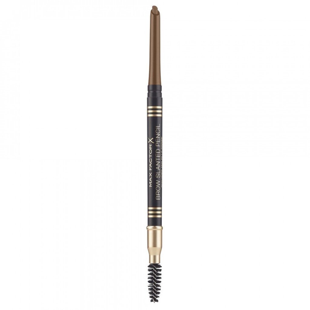 Automātiskais uzacu zīmulis ar otiņu Max Factor Brow Slanted 1 g, 02 Soft Brown cena un informācija | Uzacu krāsas, zīmuļi | 220.lv