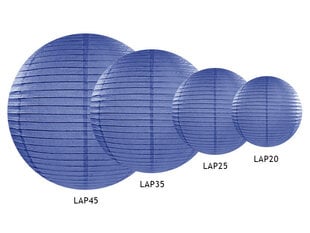 Бумажная подвесная декорация 35 см, синяя цена и информация | Праздничные декорации | 220.lv