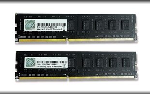 G.Skill DDR3 16 ГБ (8 ГБ x 2), 1333 МГц, CL9, NT Dual (F3-10600CL9D-16GBNT) цена и информация | Оперативная память (RAM) | 220.lv