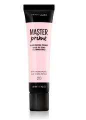 Придающая сияние база макияжа Maybelline New York Master Prime 30 мл цена и информация | Пудры, базы под макияж | 220.lv