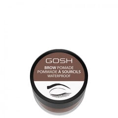 Кремовые тени для бровей Gosh Brow Pomade 4 мл, 001 Brown цена и информация | Карандаши, краска для бровей | 220.lv