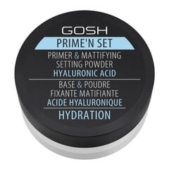 Matēts birstošais pūderis Gosh Prime N' Setting Primer & Mattifying 7 g cena un informācija | Grima bāzes, tonālie krēmi, pūderi | 220.lv