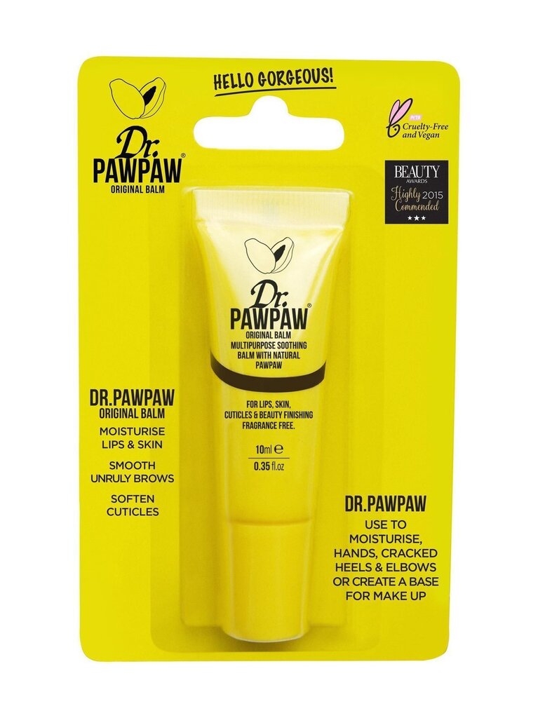 Daudzfunkcionāls balzams Dr. PawPaw Yellow 10 ml cena un informācija | Lūpu krāsas, balzāmi, spīdumi, vazelīns | 220.lv