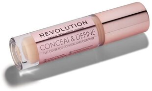 Šķidrs maskējošais līdzeklis Makeup Revolution London Conceal & Define 4 g cena un informācija | Grima bāzes, tonālie krēmi, pūderi | 220.lv