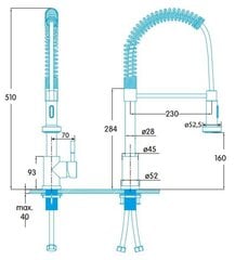 Edesa VIKTORIA PRO INOX цена и информация | Смесители | 220.lv