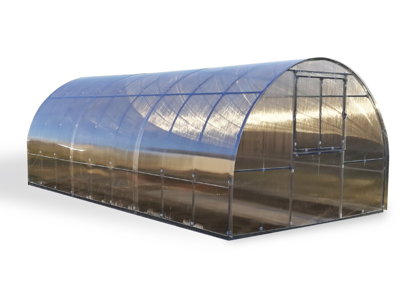 Caurules arkveida siltumnīca KLASIKA TUBE 12 m2 (3x4 m) cena un informācija | Siltumnīcas | 220.lv