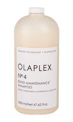 Шампунь для волос Olaplex № 4. Bond Maintenance 2000 мл цена и информация | Шампуни | 220.lv