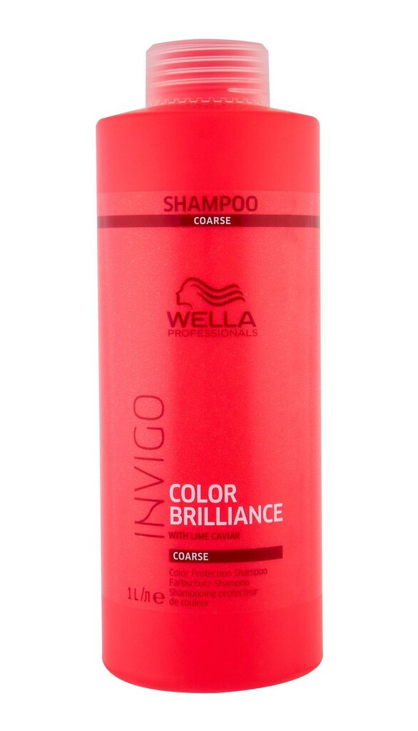 Krāsotu un normālu matu šampūns Wella Color Brilliance Fine Invigo Shampoo, 1000 ml цена и информация | Šampūni | 220.lv